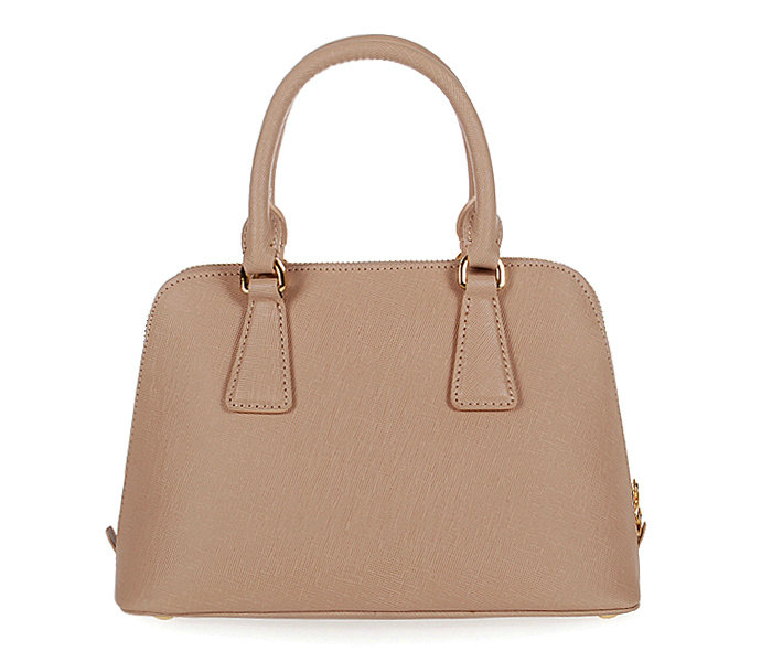 2014 Prada Saffiano Leather Small Two Handle Bag BL0838 light pink for sale